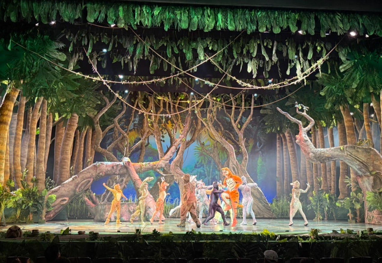 정글북 뮤지컬 무대 공연 사진