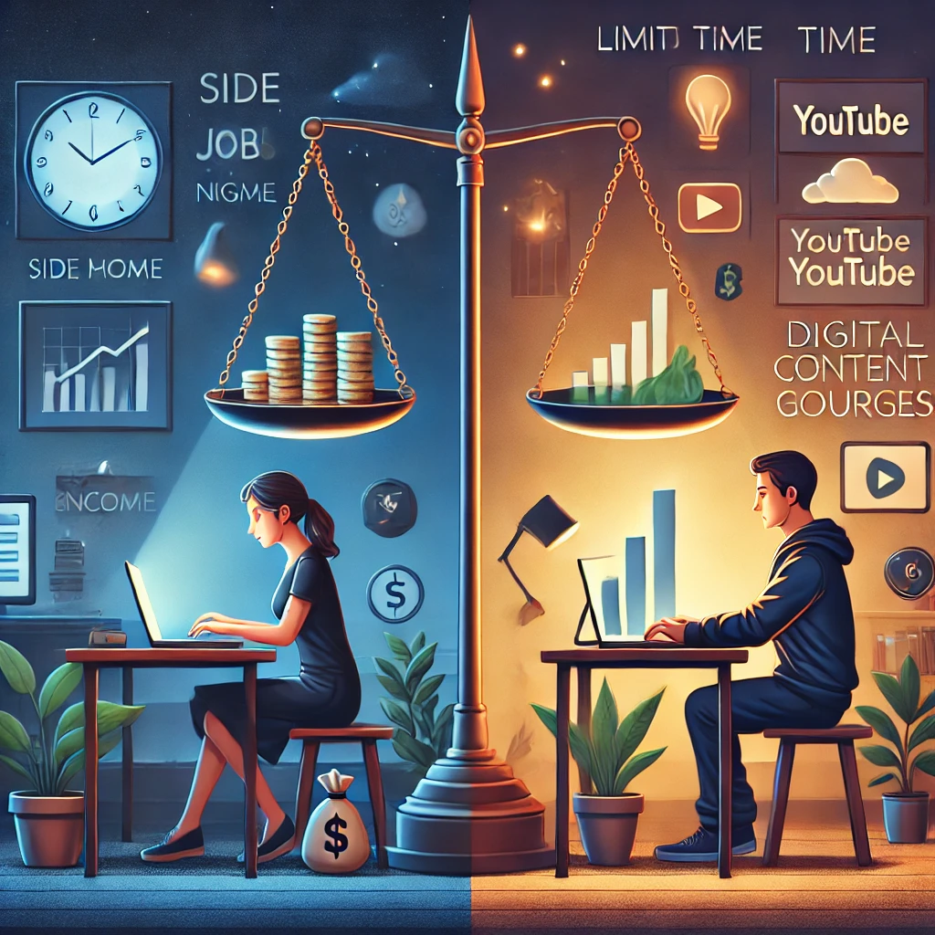 부업과 본업 전환 (수익비교, 안정성, 성장성)