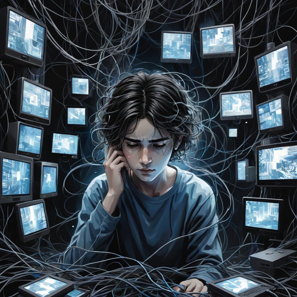 디지털 중독이 불러오는 불안과 우울증