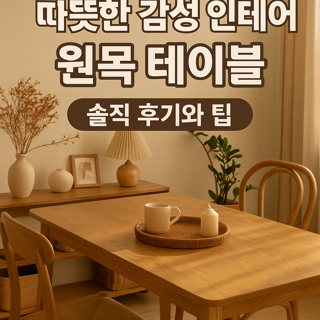 따뜻한 감성 인테리어