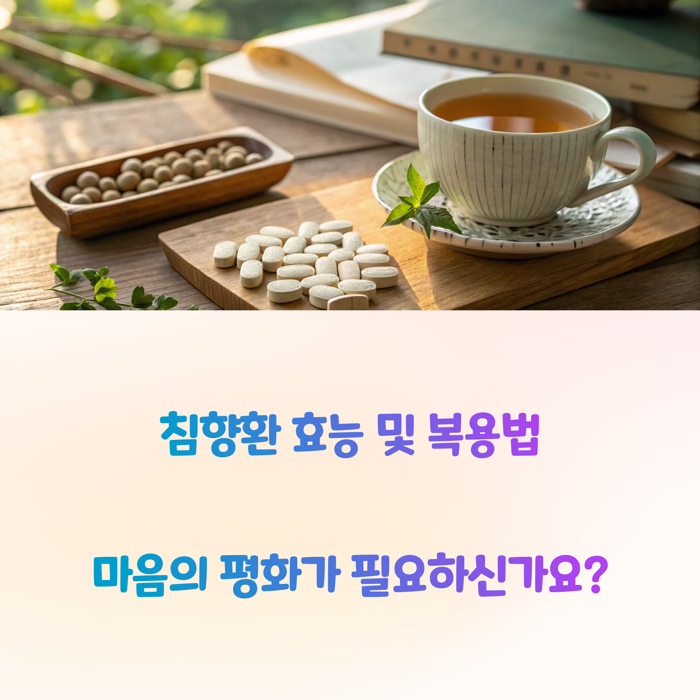 침향환 효능 및 복용법