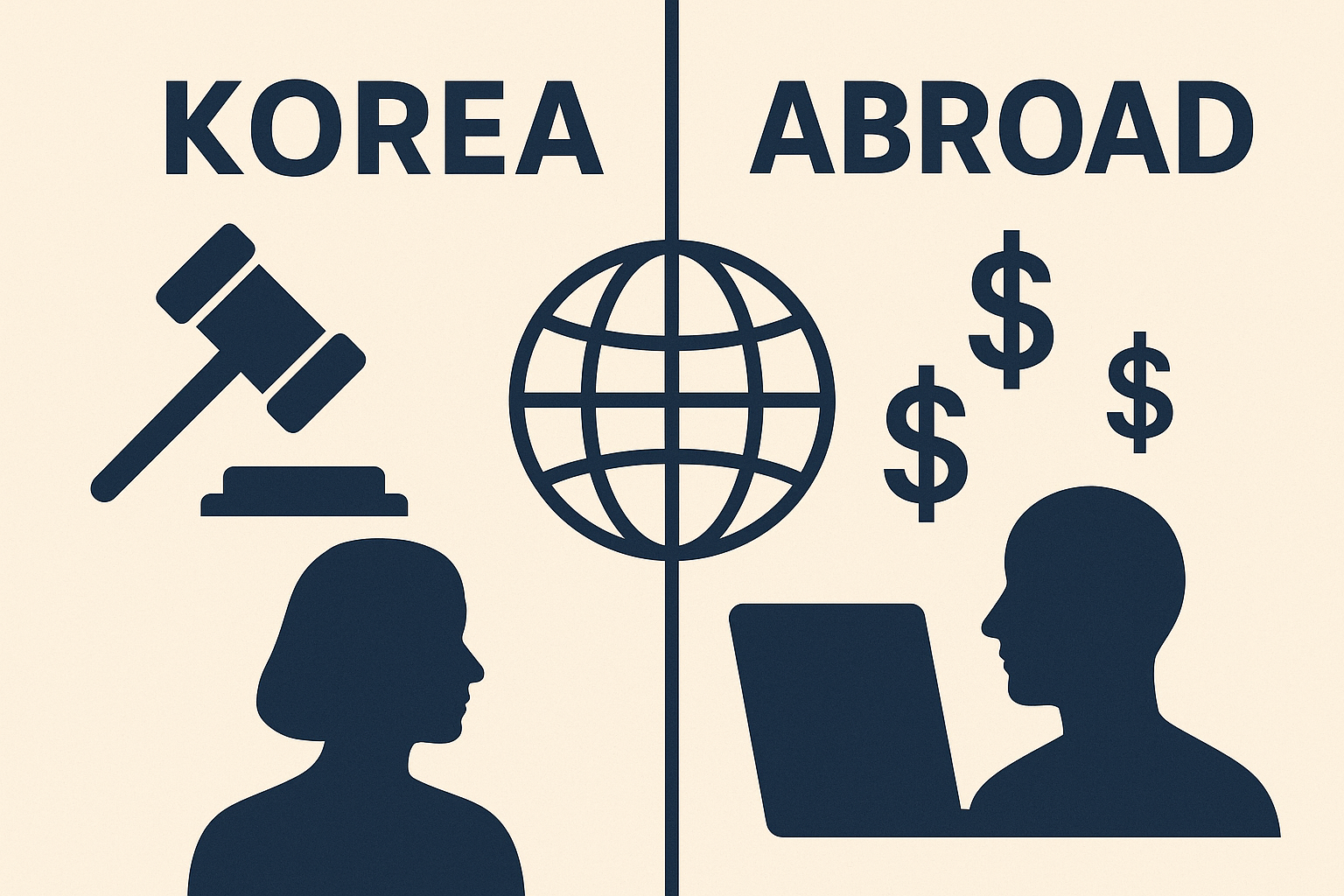 한국 예술가 vs 해외 예술가
