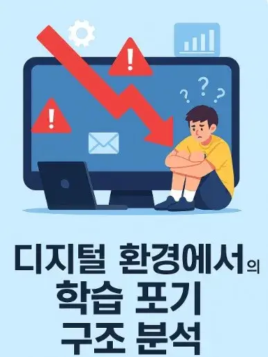 디지털 환경에서의 학습 포기 구조 분석