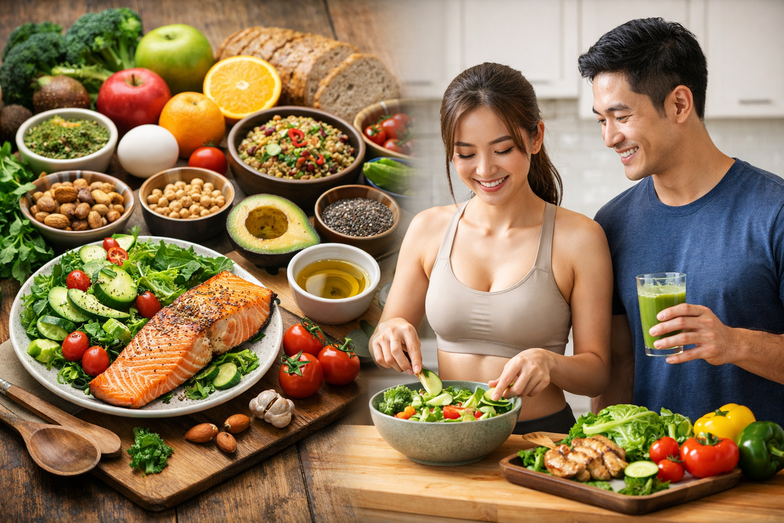 건강한 식단 만들기