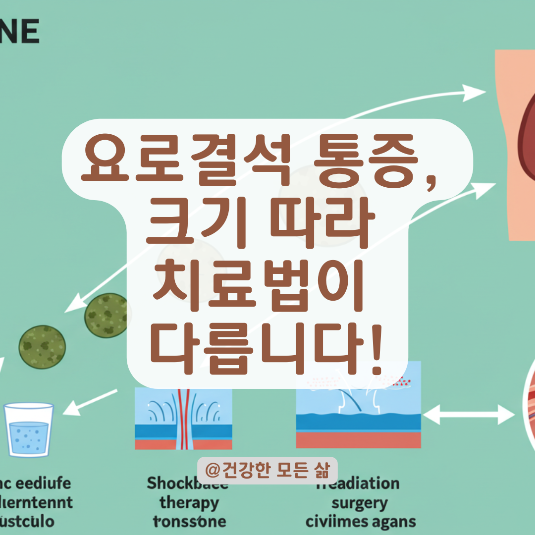 요로결석 통증이 심하다면, 크기 따라 이렇게 치료법이 달라집니다