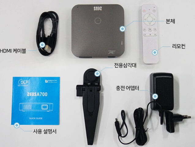 제우스a700-구성품