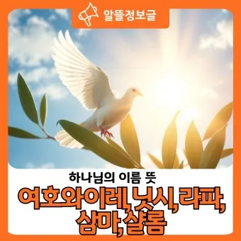 샬롬 뜻 히브리어 평화 유래 사용법_23