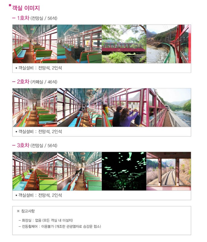 백두대간 협곡열차 예매 방법 시간표 v-train