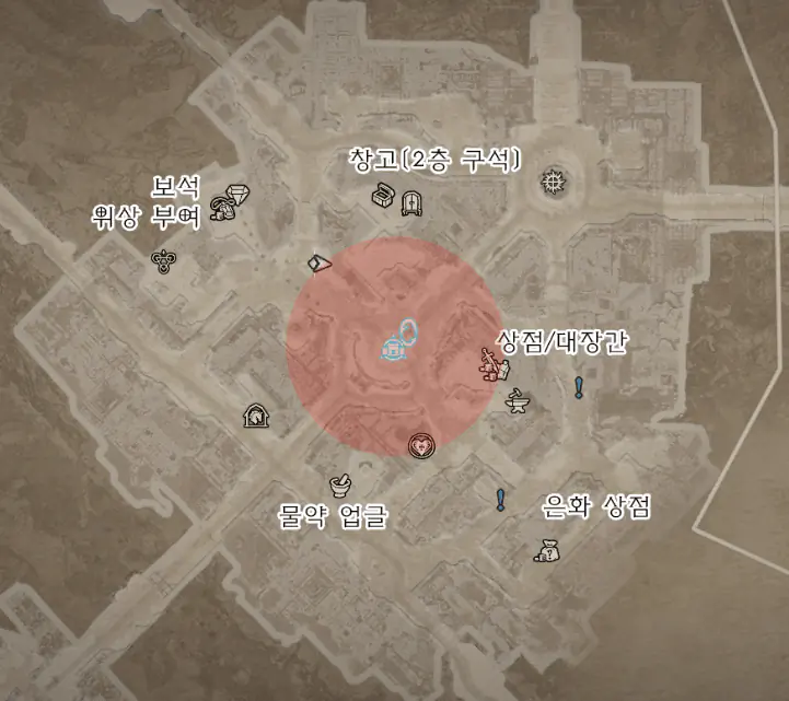 디아블로 4 마을 맵