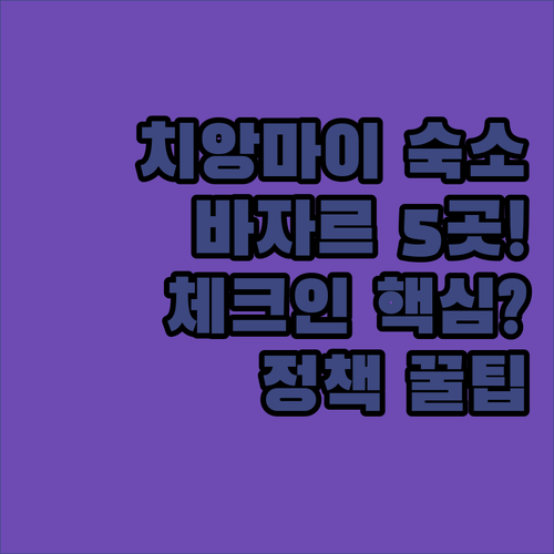 나이트 바자르 주변 치앙마이 인기 숙..