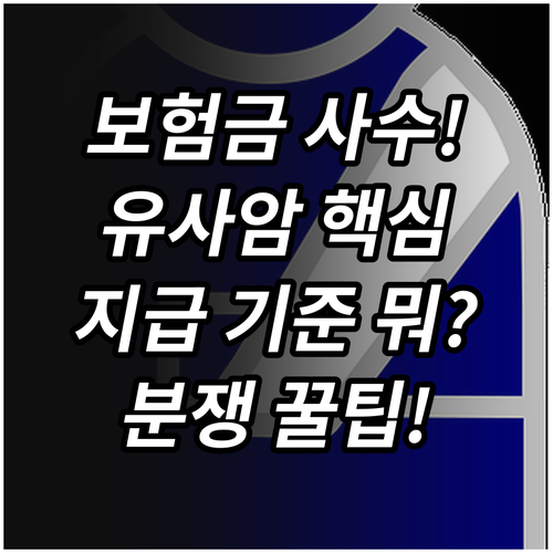 보험금 분쟁 방지 푸본현대생명 유사암..