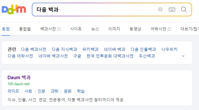 포털 사이트 검색창을 이용해 49재 날짜를 계산하는 모습