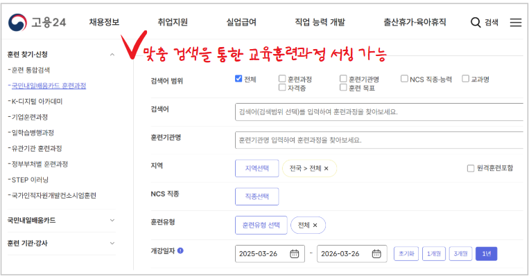 내일배움카드 사용처 먼저 보고 카드 신청하자