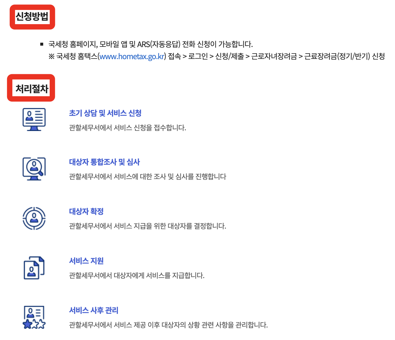 근로장려금 신청