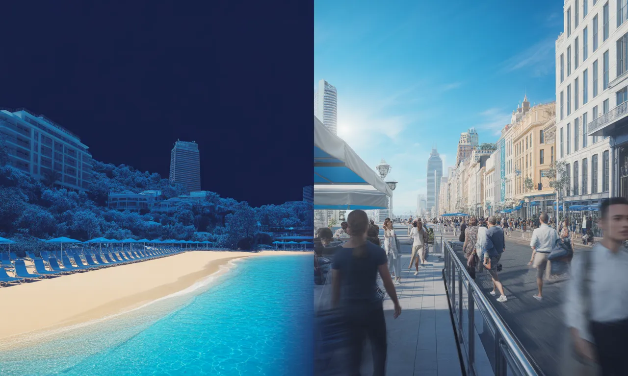 휴양 vs 관광 🌴✈ 나라별 여행 스타일 완전 비교!