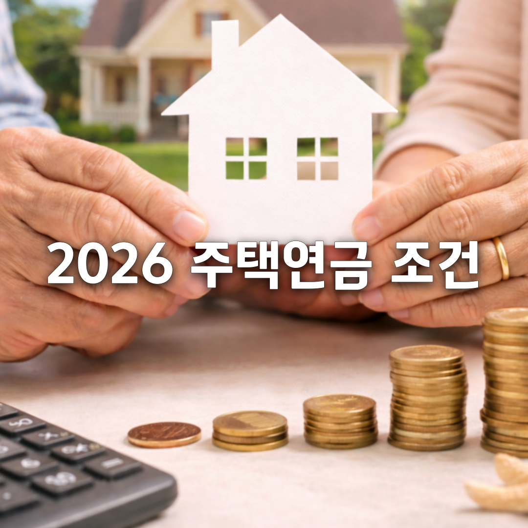 2026 주택연금 총정리💰 신청방법·수령액 계산·가입 조건