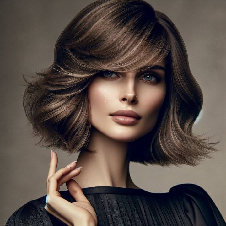 송강 세미 리프컷 최신 유행머리 따라잡기! - 3. 최신 유행 세미 리프컷 스타일 세미 리프컷