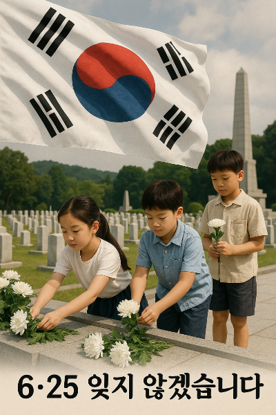 6.25-태극기-헌화