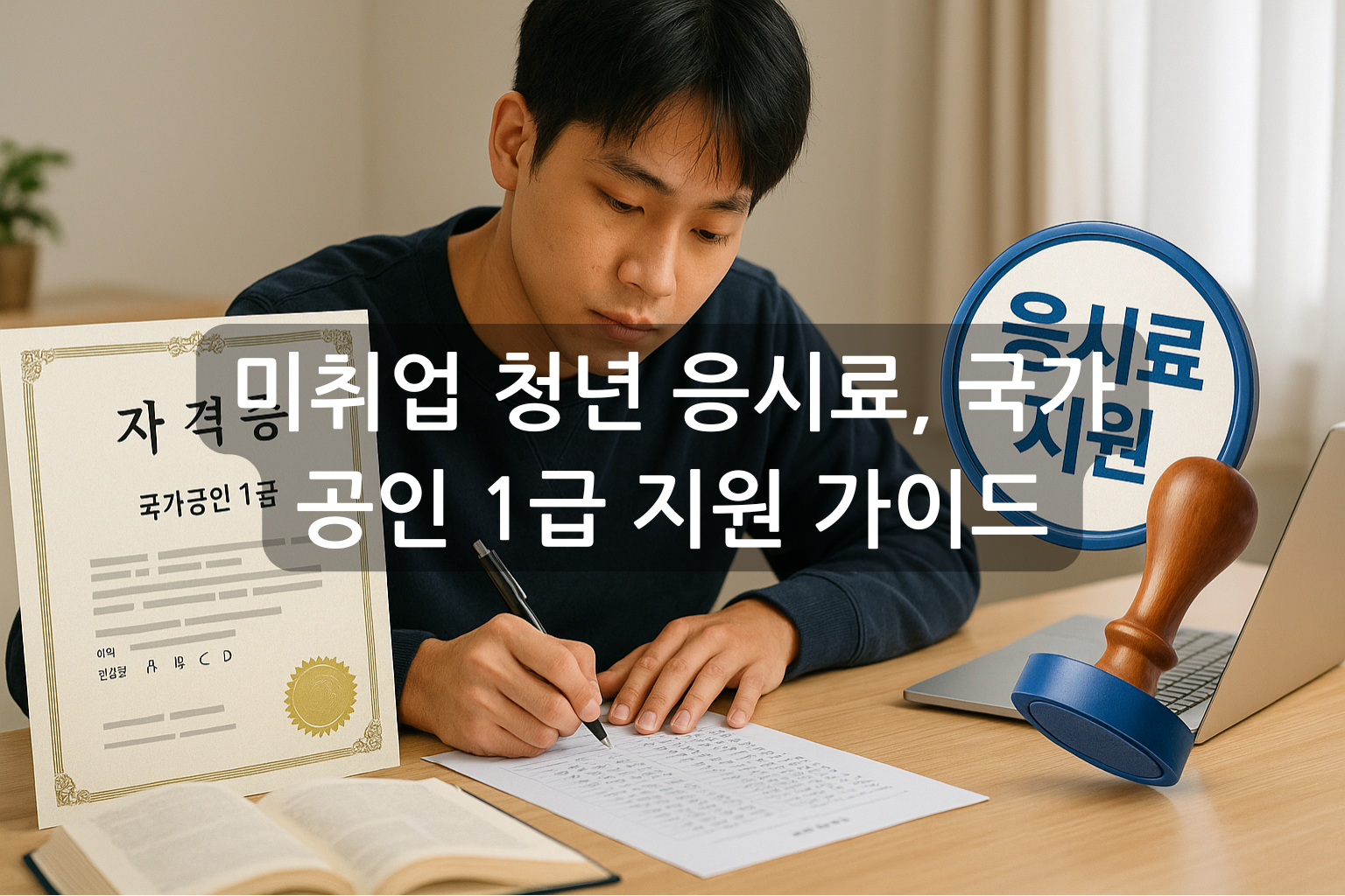 미취업 청년 응시료, 국가공인 1급 지원까지 완벽 가이드