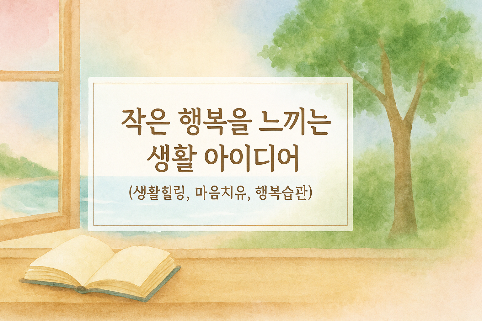 창가의 작은 행복