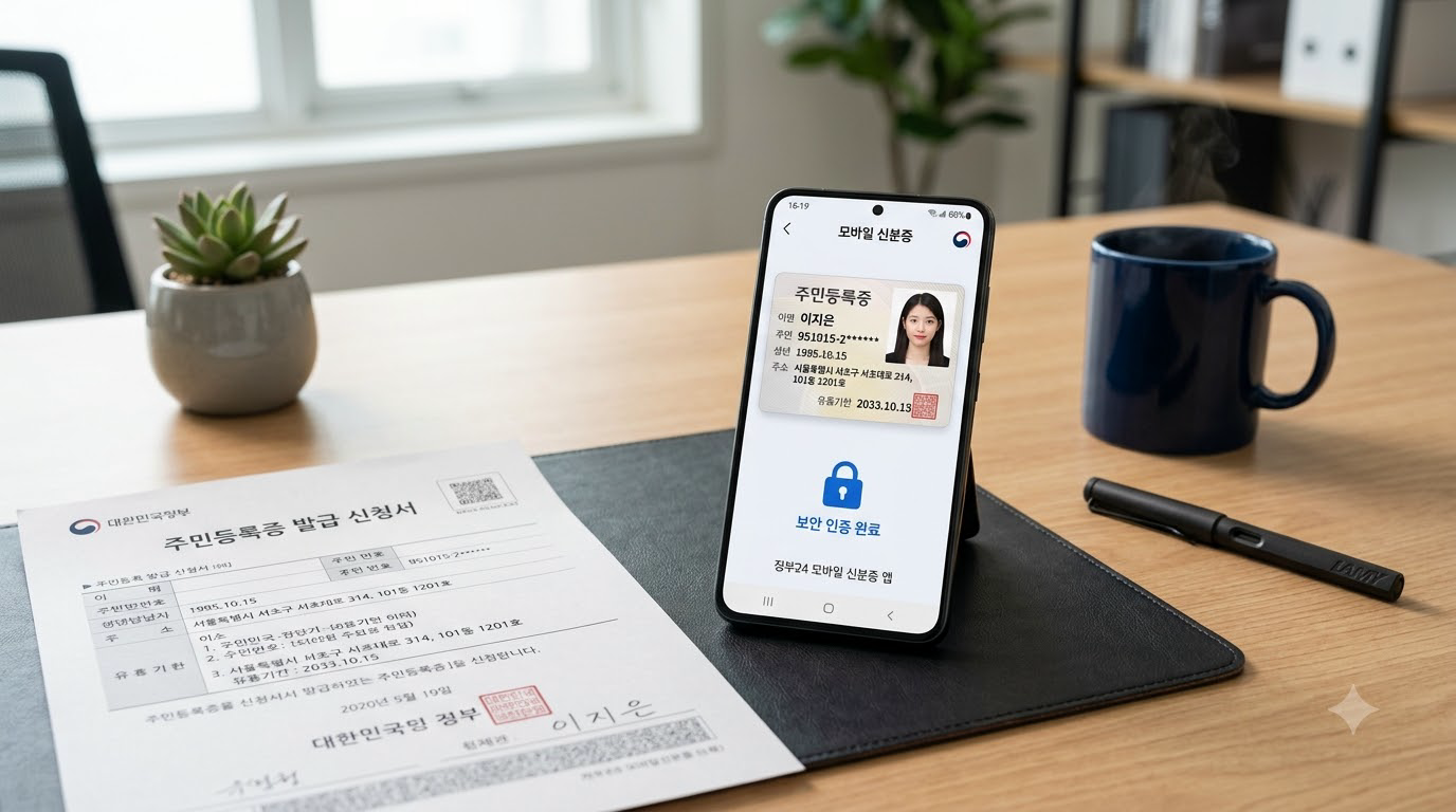 모바일 주민등록증 전국 확대 발급! 실물 없이 안전하게 발급받는 방법