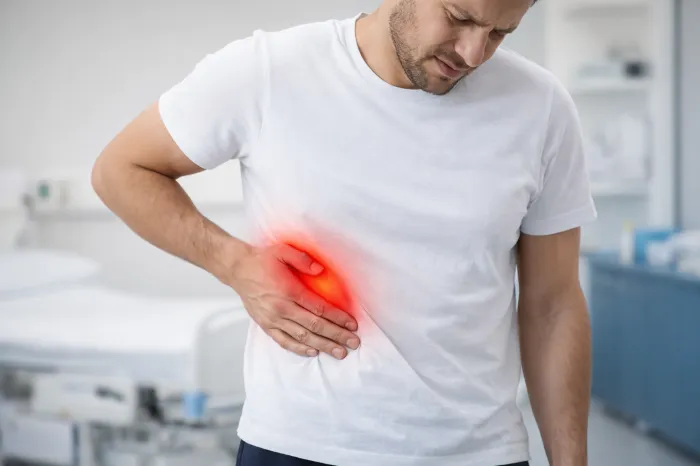 오른쪽 옆구리 통증 원인