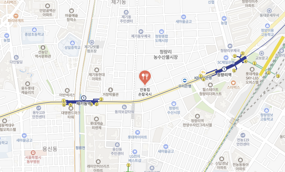 안동집-손칼국시-지도