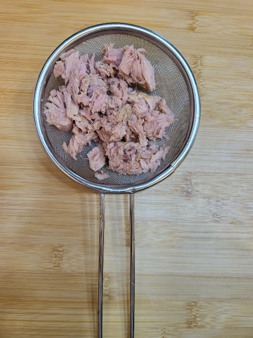 참치 기름 제거하기