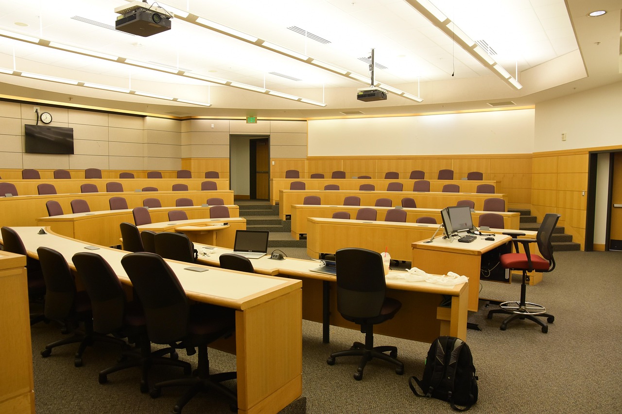 MBA school, lecture room