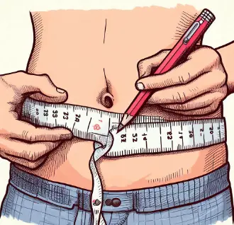 허리둘레102cm면-몇인치