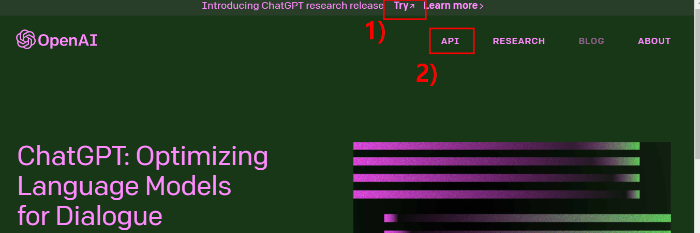 챗 GPT_ChatGPT 첫 화면