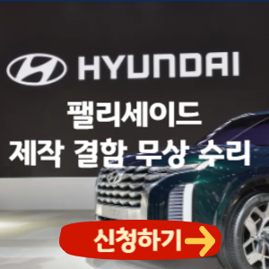 현대 팰리세이드(LX2) 제작 결함 무상 수리 신청
(2024. 8.12~)