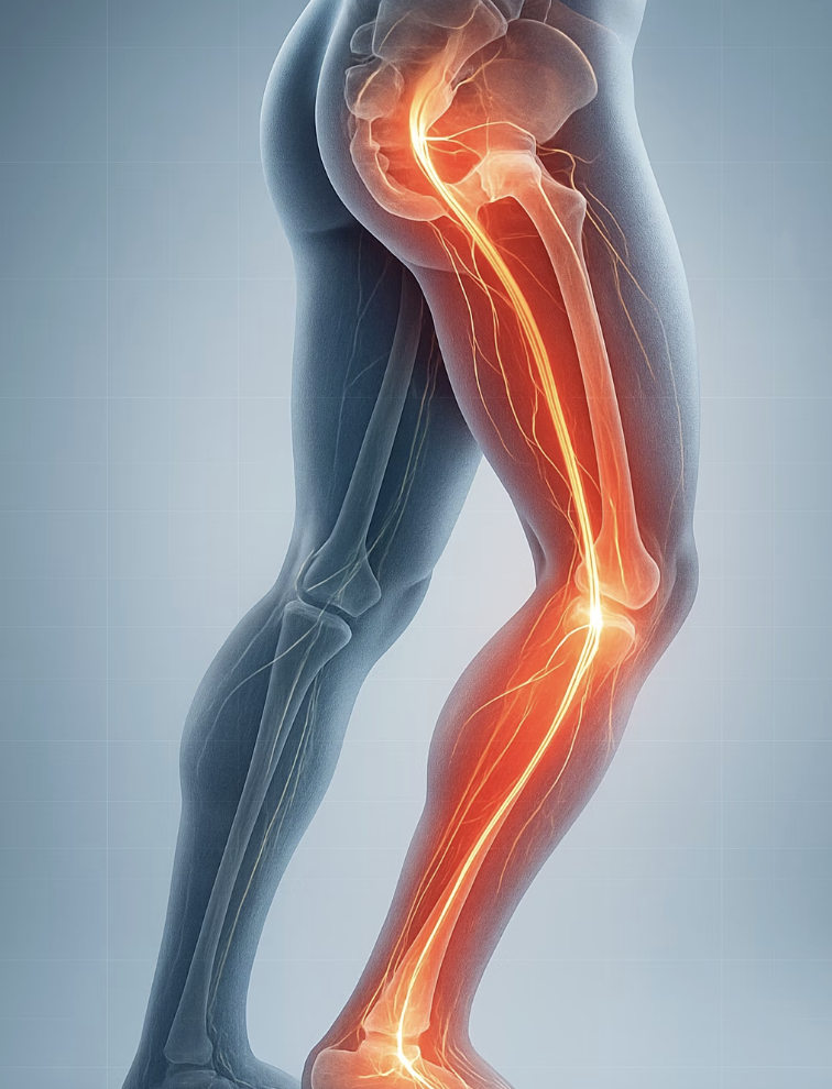 허리가 아닌 다리가 보내는 경고