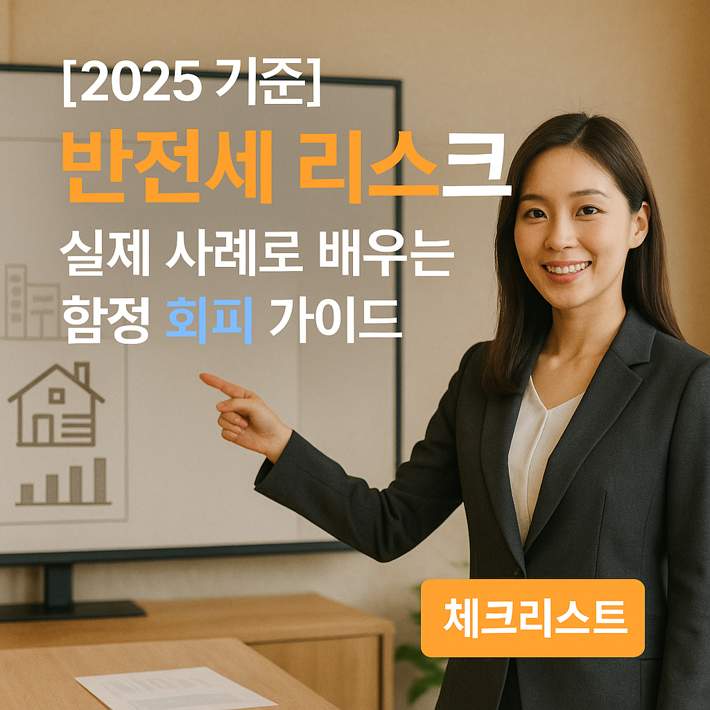 [2025 기준] 반전세 리스크 ｜ 실제 사례로 배우는 함정 회피 가이드