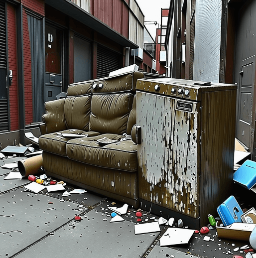 폐기물 스티커의 온라인 발급