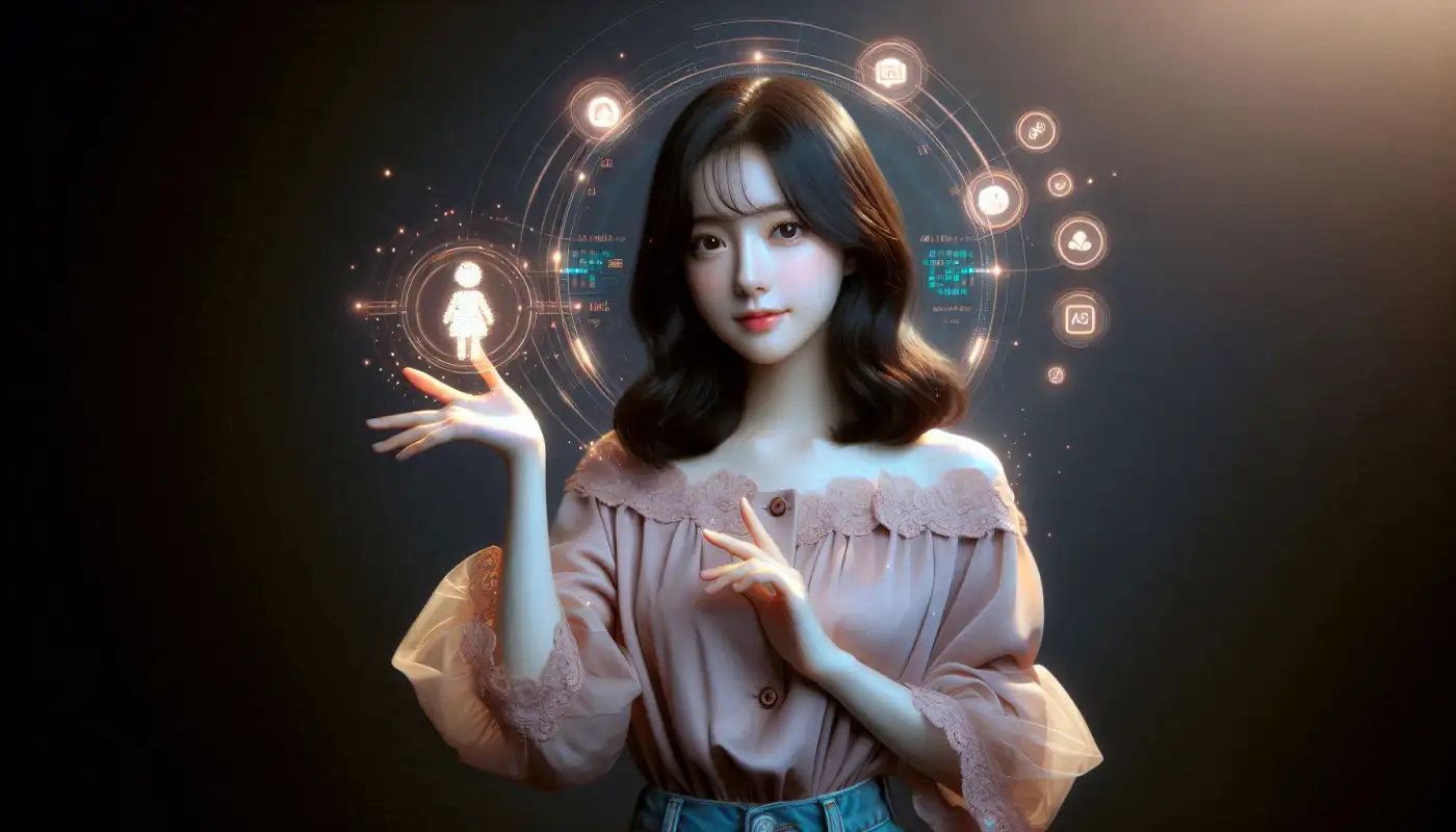 트루스-gpt-사용하는여성의-모습