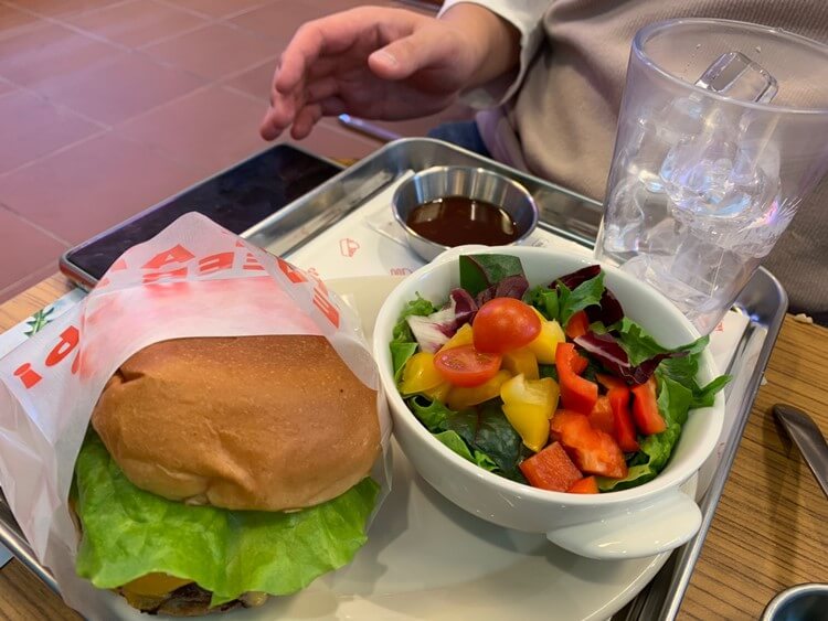 불고기버거 샐러드세트