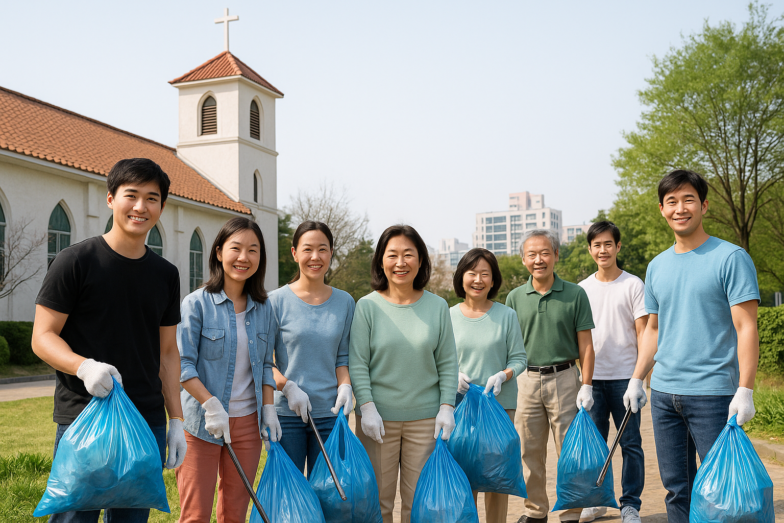 교회 환경 봉사단 활동기: 지역과 함께하는 생태 실천 이야기