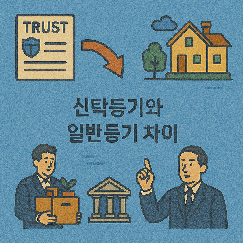 신탁등기와 일반등기 차이 투자 전 꼭 알아야 할 것