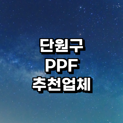 안산 단원구 ppf