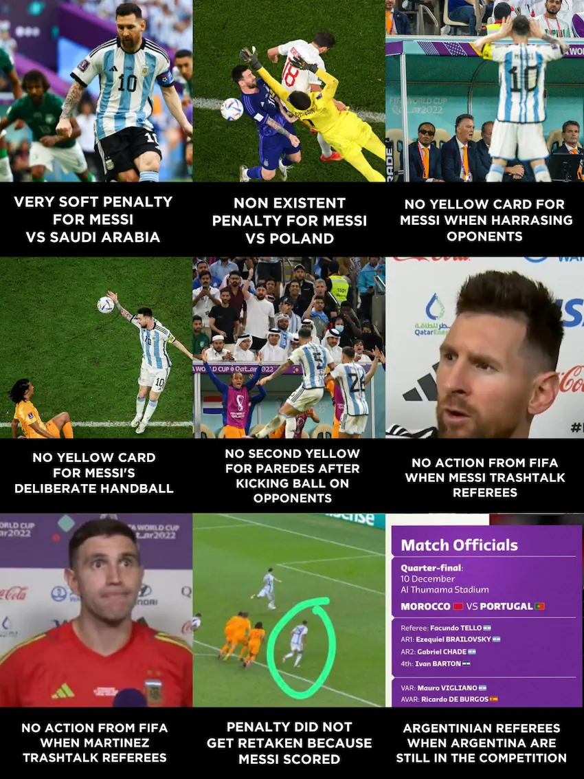 카타르 월드컵 아르헨티나 심판 매수