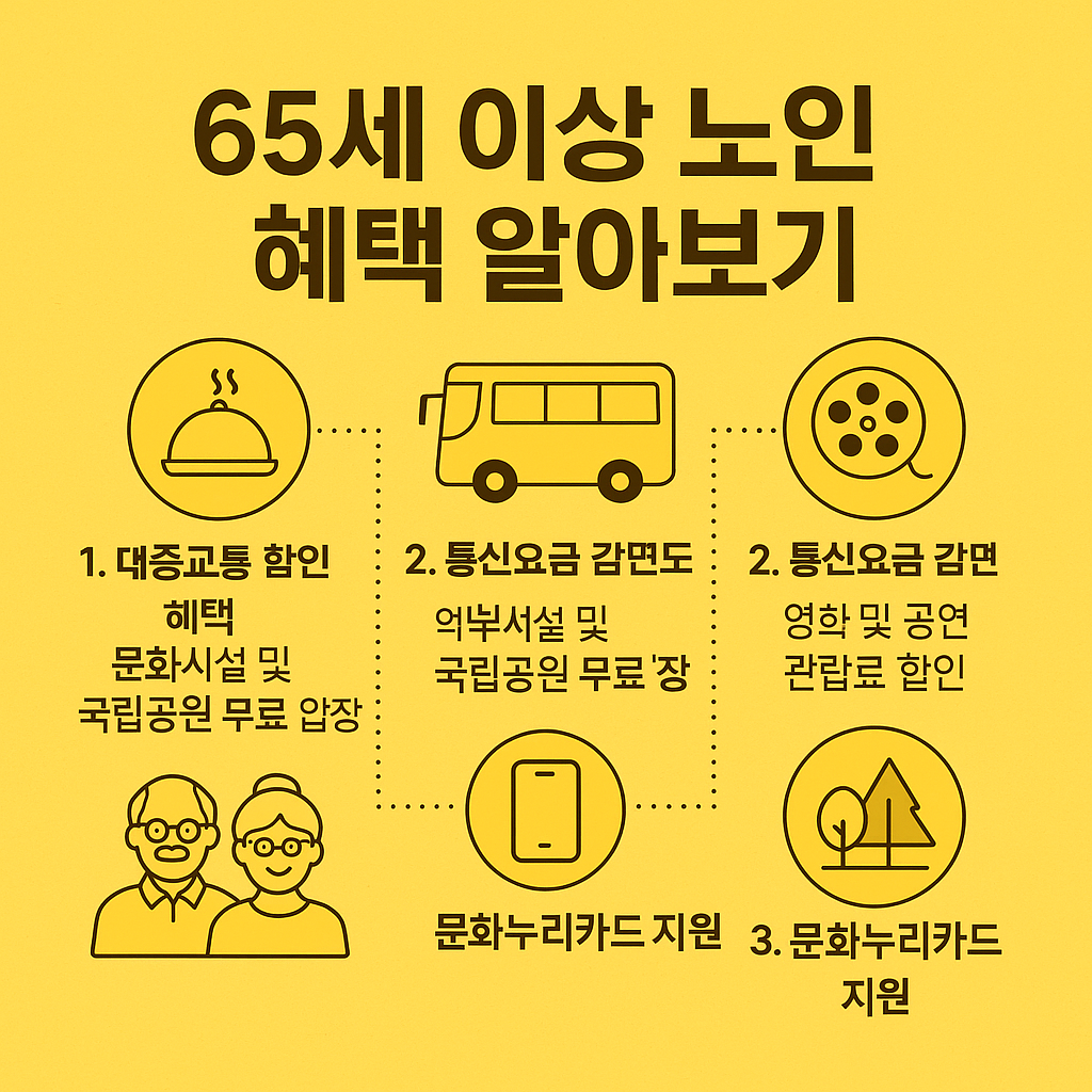 65세이상 노인 혜택