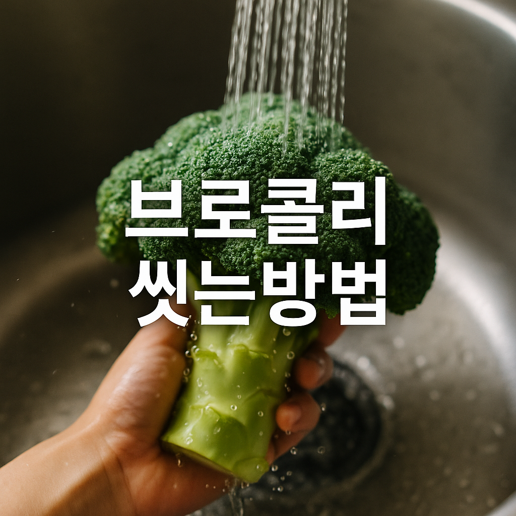 브로콜리 씻는방법