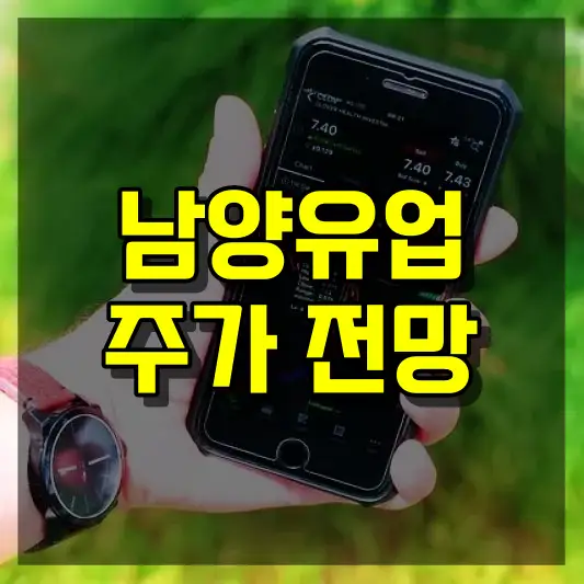 남양유업 주가 전망