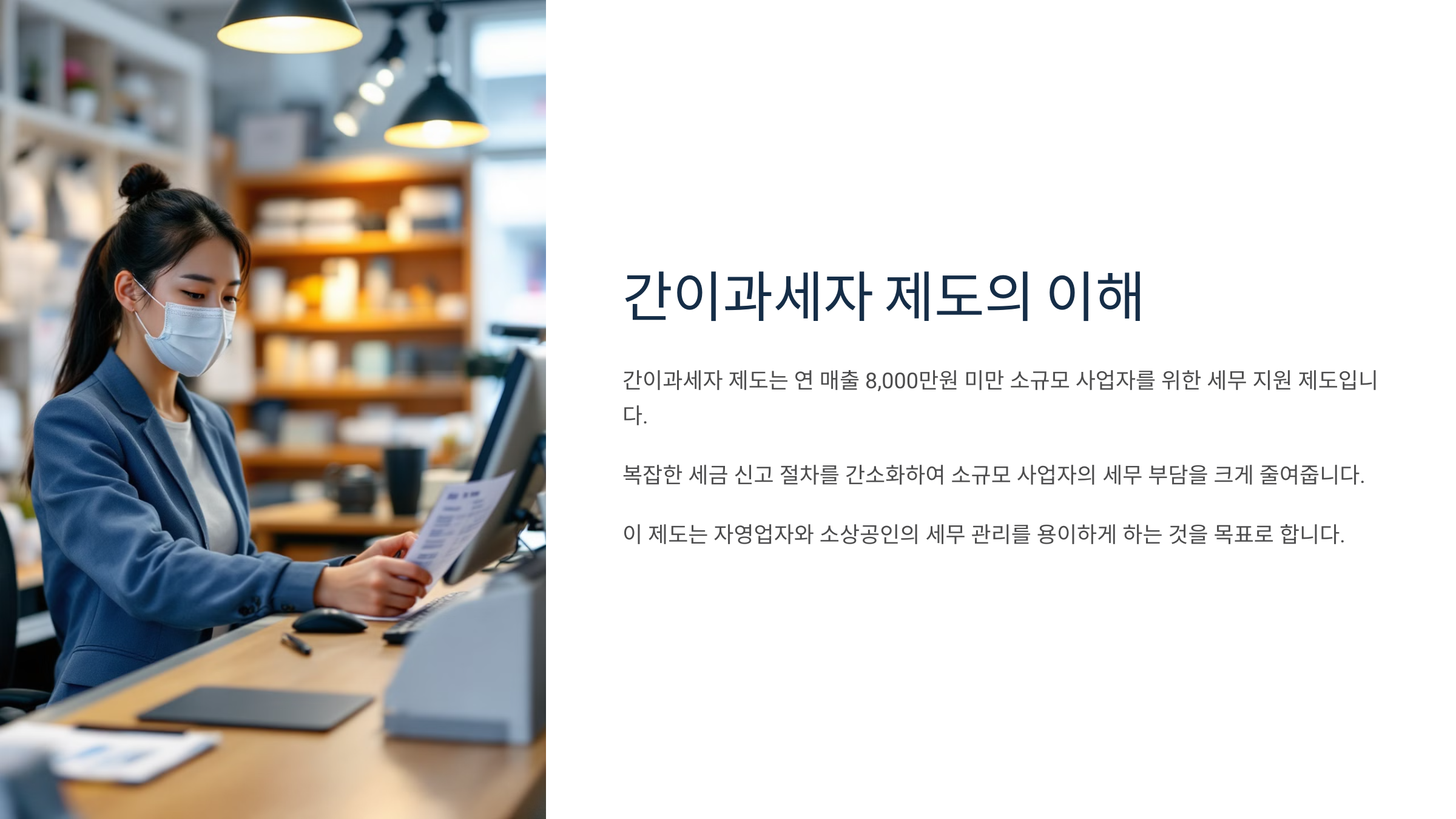 간이과세자 제도의 개념