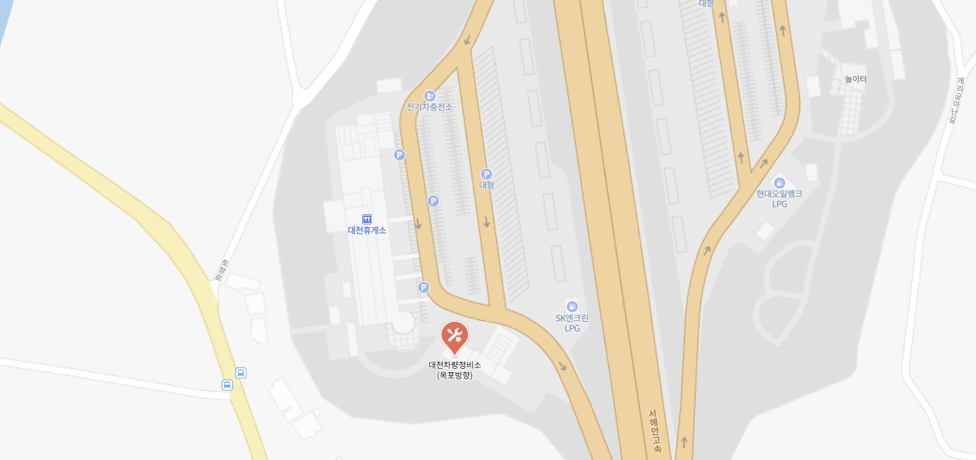 대천휴게소(목포방향)