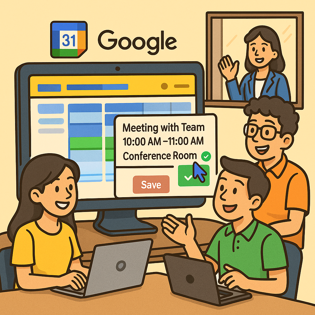 구글 캘린더로 회의실 예약 및 회의 일정 자동화하기