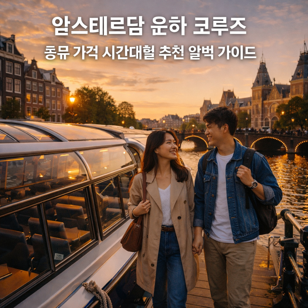 암스테르담 운하 크루즈 종류 가격 시간대별 추천 완벽 가이드