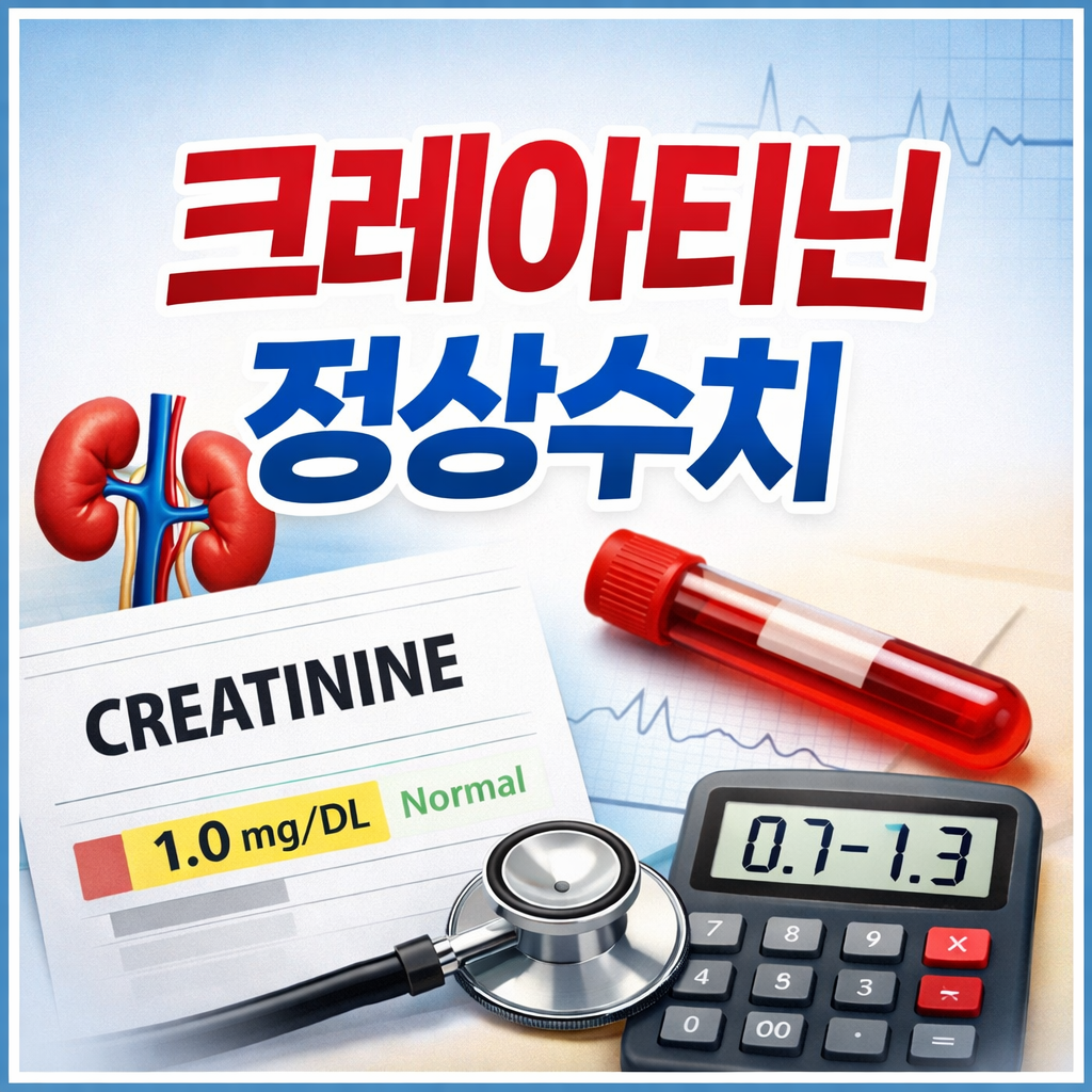 creatinine 정상수치