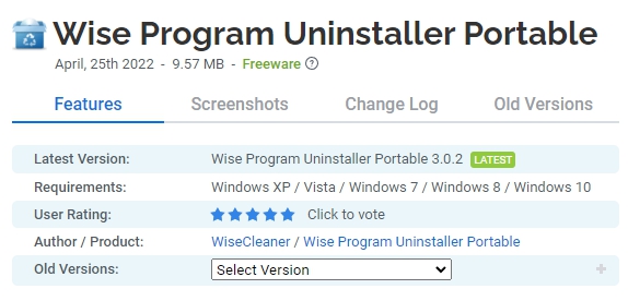 Wise-Program-Uninstaller-Portable